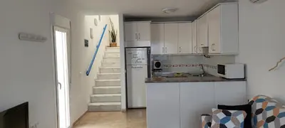 Una cocina o zona de cocina en Esparto y sal