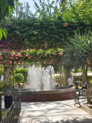 Jardín al aire libre en Casa Don Marco