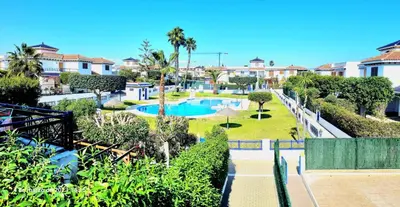 Piscina en o cerca de Bajo piscina VERAMAR 2 Vera Playa 500 metros a la playa