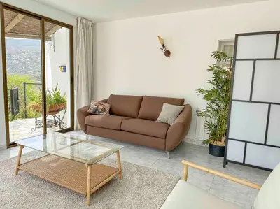 Zona de estar de Villa Los Faramondos Naturehouse