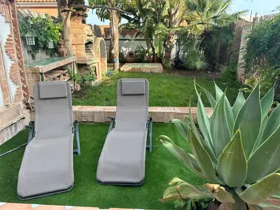 Jardín al aire libre en Dúplex con vistas panorámicas
