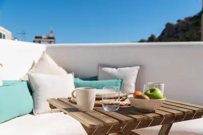 Un balcón o terraza de La Casa Turquesa
