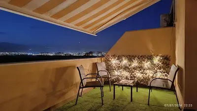 Zona de estar de Ático en Buenavista playa