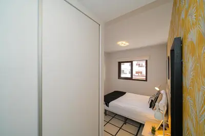 Cama o camas de una habitación en Dorval