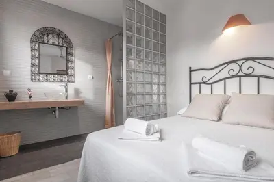 Cama o camas de una habitación en Casa La Gallineta