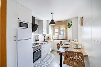 Una cocina o zona de cocina en Apartamento El Castillo
