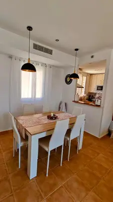 Una cocina o zona de cocina en Espectacular Atico en Mojácar Playa