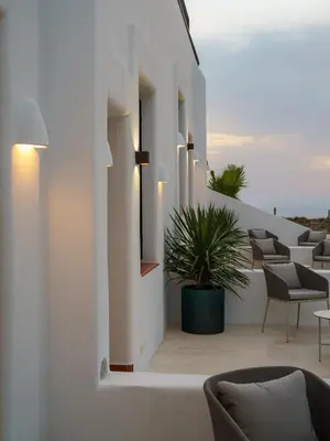 Zona de estar de Cortijo Boutique Siete Calas