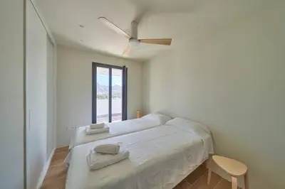 Cama o camas de una habitación en Casa del Mar