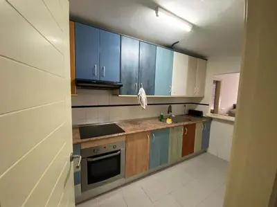 Una cocina o zona de cocina en Vacaciones en la playa