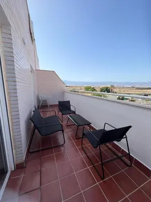 Un balcón o terraza de Vacaciones en la playa