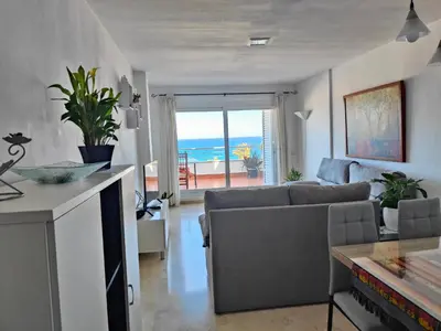Zona de estar de Apartamento Playa del Faro