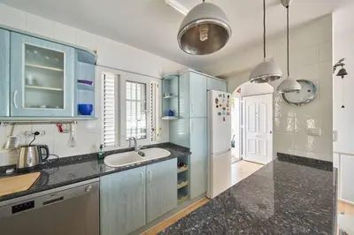 Una cocina o zona de cocina en Majobeach
