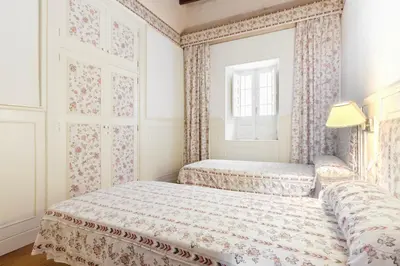 Cama o camas de una habitación en Cortijo EL LLANO