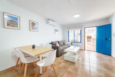Zona de estar de Apartamentos Lizamar San José Cabo de Gata