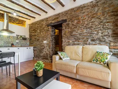Zona de estar de Chalet in Adra with Sea & Mountain Views