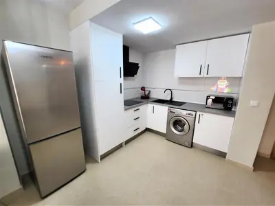 Una cocina o zona de cocina en Apartamento La Gambita de Garrucha