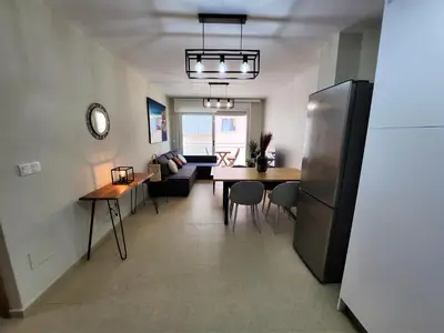 Una cocina o zona de cocina en Apartamento La Gambita de Garrucha