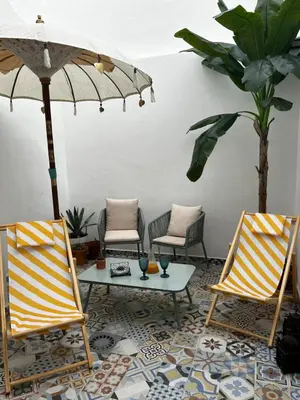 Zona de estar de Doña Josefina y Don Simón