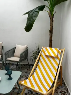 Zona de estar de Doña Josefina y Don Simón