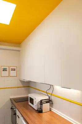 Una cocina o zona de cocina en Apart Garzas Reales
