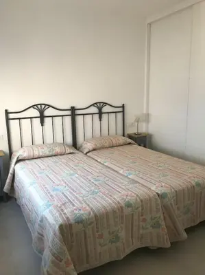 Cama o camas de una habitación en Balcón del Mar