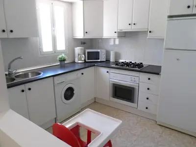 Una cocina o zona de cocina en MojacarProperty, Apto El Palmeral