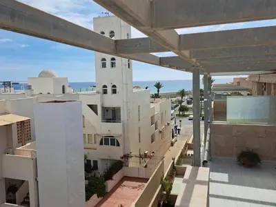 Un balcón o terraza de Ático Puerto y Playa Garrucha