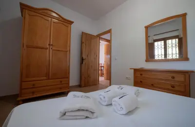 Cama o camas de una habitación en Casa Toril Cabo de Gata