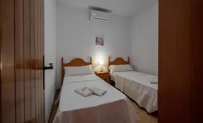 Cama o camas de una habitación en Casa Toril Cabo de Gata