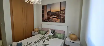 Cama o camas de una habitación en Apartamento Princesa Sheyla Garrucha