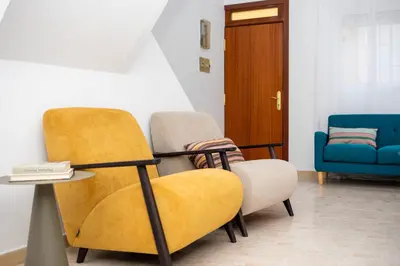 Zona de estar de La Casa Verde