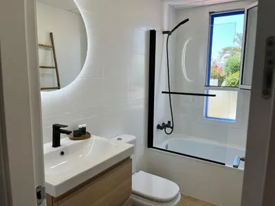 Un baño de Lancón Boutique- Precioso apartamento a 150 m a pie de playa Lancón- Carboneras