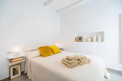Cama o camas de una habitación en Casa Bonita