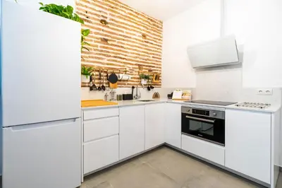 Una cocina o zona de cocina en Casa Bonita