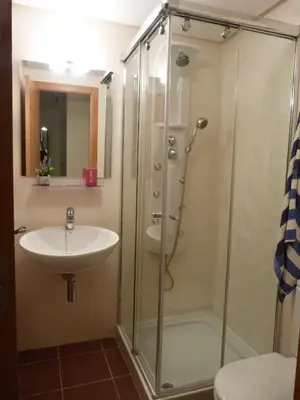 Un baño de Apartamento Vereda Golf playa, piscinas y zonas verdes