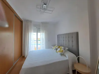 Cama o camas de una habitación en El lugar ideal