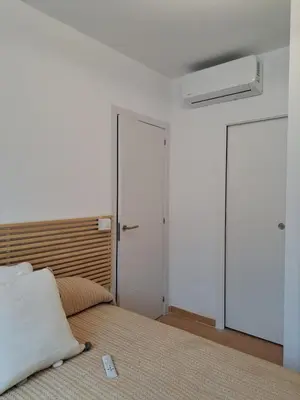 Cama o camas de una habitación en El lugar ideal