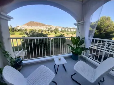 Un balcón o terraza de Golf & Sea Luxe Escape
