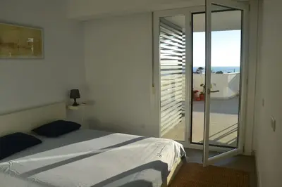 Cama o camas de una habitación en Vistas Cerro Negro
