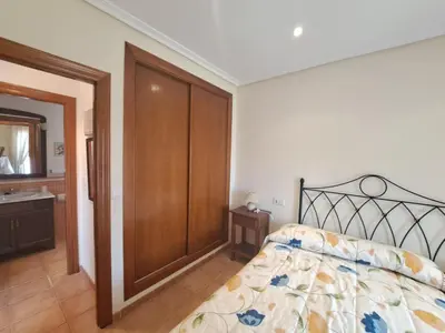 Cama o camas de una habitación en Ático Al Andalus Resort - Vera Playa