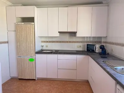 Una cocina o zona de cocina en Apartamento en el parque natural