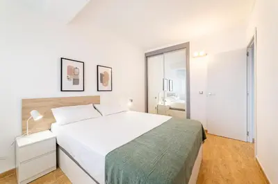 Cama o camas de una habitación en Trendy Homes Chumberas Seaview