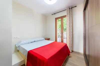Cama o camas de una habitación en Las Terrazas de Casa Gómez