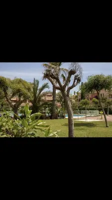 Jardín al aire libre en Escapada a Vera
