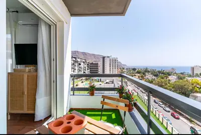 Un balcón o terraza de Espectacular Dubamar 606
