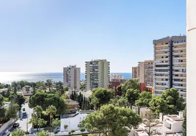 Vista general de Aguadulce o vista desde el apartamento