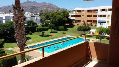 Piscina en o cerca de APARTAMENTO CON PISCINA EN MOJACAR PLAYA