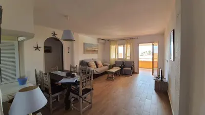 Zona de estar de APARTAMENTO CON PISCINA EN MOJACAR PLAYA