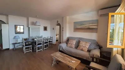 Zona de estar de APARTAMENTO CON PISCINA EN MOJACAR PLAYA